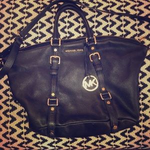 Michael Kors Pebbled Leather Satchel